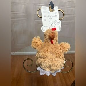 Giftable World Chester Chick Dog Toy -Squeaker Ball